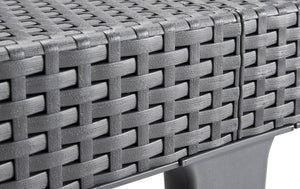 Lettino Prendisole da Giardino 187,5x58x29 cm in Resina Keter Jaipur Antracite