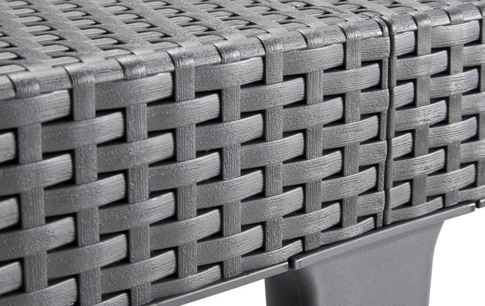 Lettino Prendisole da Giardino 187,5x58x29 cm in Resina Keter Jaipur Antracite