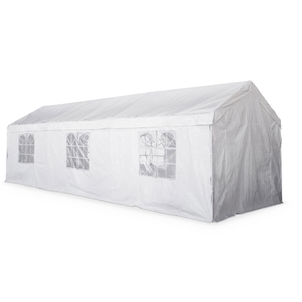 Tendone per festei, 3x9m, bianco, bianco