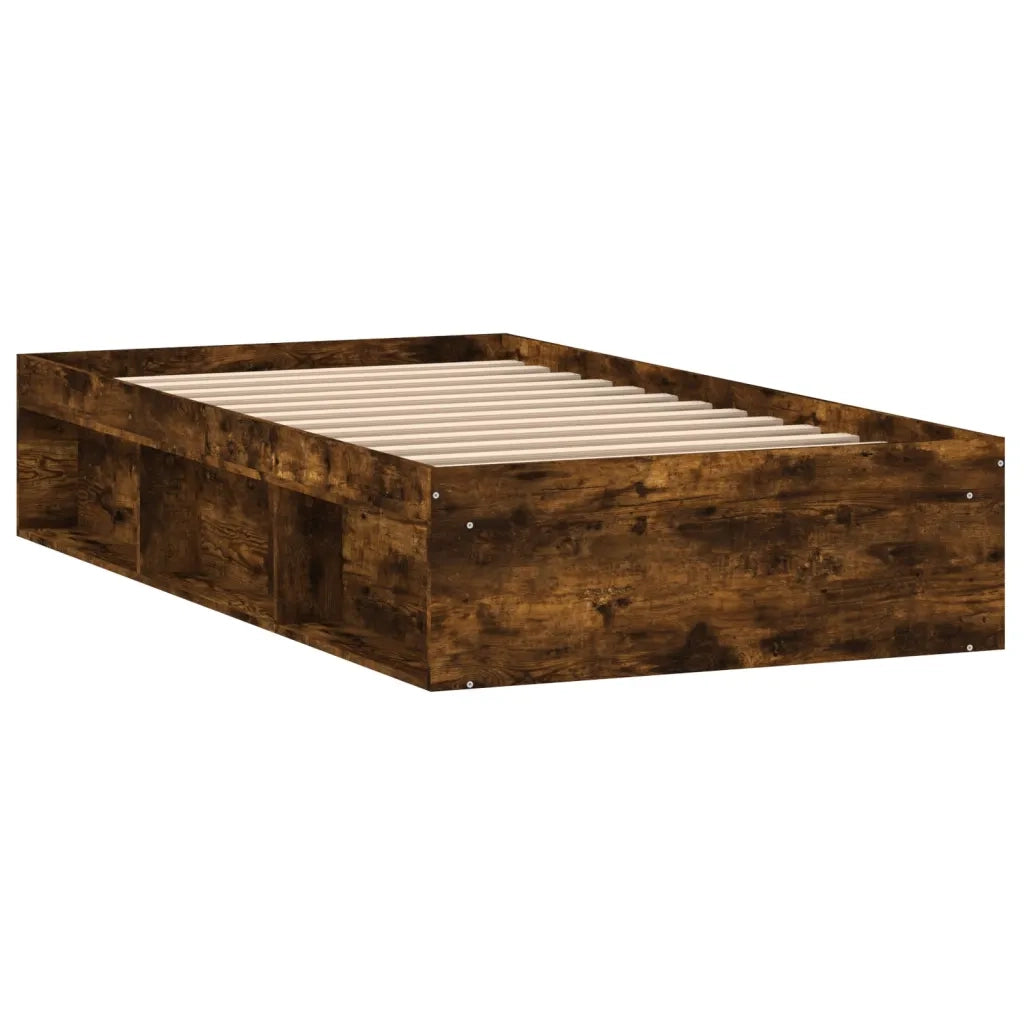 Giroletto-Struttura Letto Rovere Fumo 100x200 cm