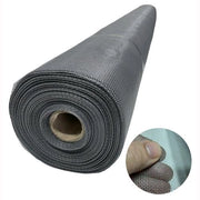 Rete Zanzariera in Fibra di Vetro Grigia Maglia 18X16 Altezza: 200 cm Rotolo: 30 mt
