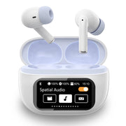 Auricolari wireless Bluetooth 5.4 con display LCD, ANC+ENC, 25dB riduzione rumore, autonomia 24h - SOGO