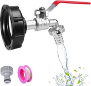 Adattatore per tubi per irrigazione in plastica per tubo di irrigazione 1/2 pollice, con connessione S60X6 IBC, per raccolta dell'acqua di pioggia
