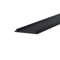 Tappo Decorativo 100x3,8 cm per Sistema Illuminazione a Binario  Nero