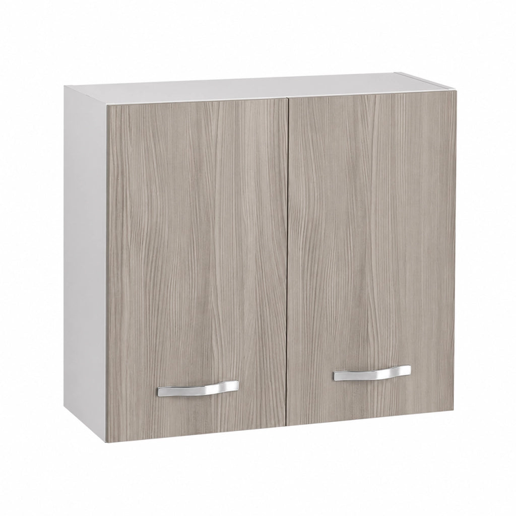 MOBILE COLAPIATTI PER CUCINE COMPONIBILI L.80 x P.32 x H.72. - 2 ante - col. olmo  - LINEA AZZURRA