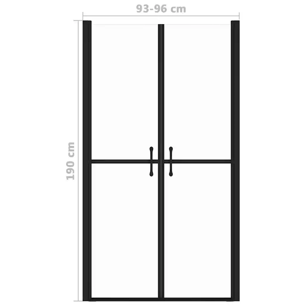 Porta per Doccia in ESG Liscio (93-96)x190 cm CFW2743788
