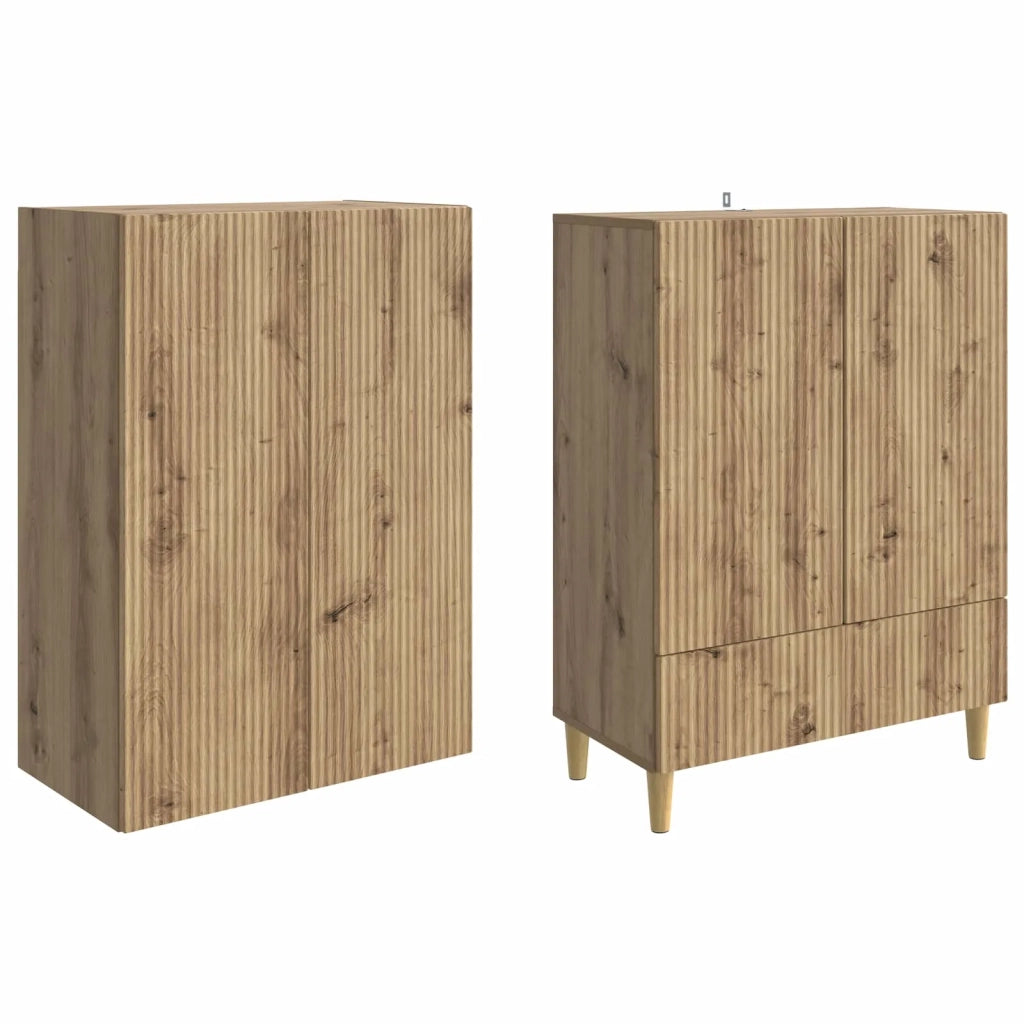 Set di armadi 2 pcs Rovere Artigianale 66 x 34,5 x 95 cm