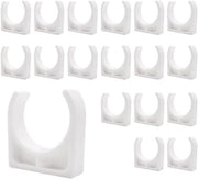 Flessibili a U 18 pezzi 40mm - Supporto acqua - Push-Fit - Fissaggio e Sostegno - Bianco