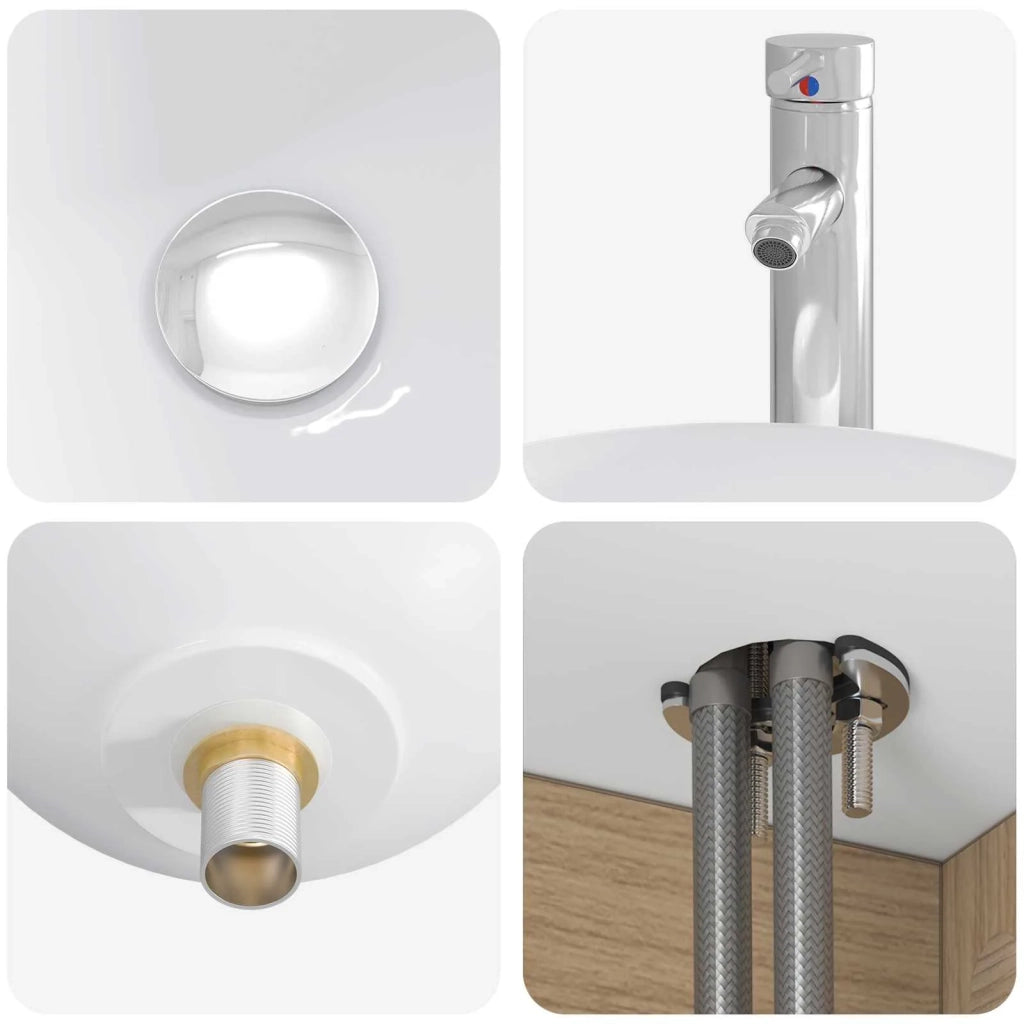 Set di mobili per il bagno 5 pz Rovere Artigianale 3405992