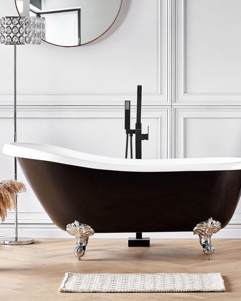 Vasca da Bagno Freestanding in Acrilico Sanitario Bianco 170 x 80 cm