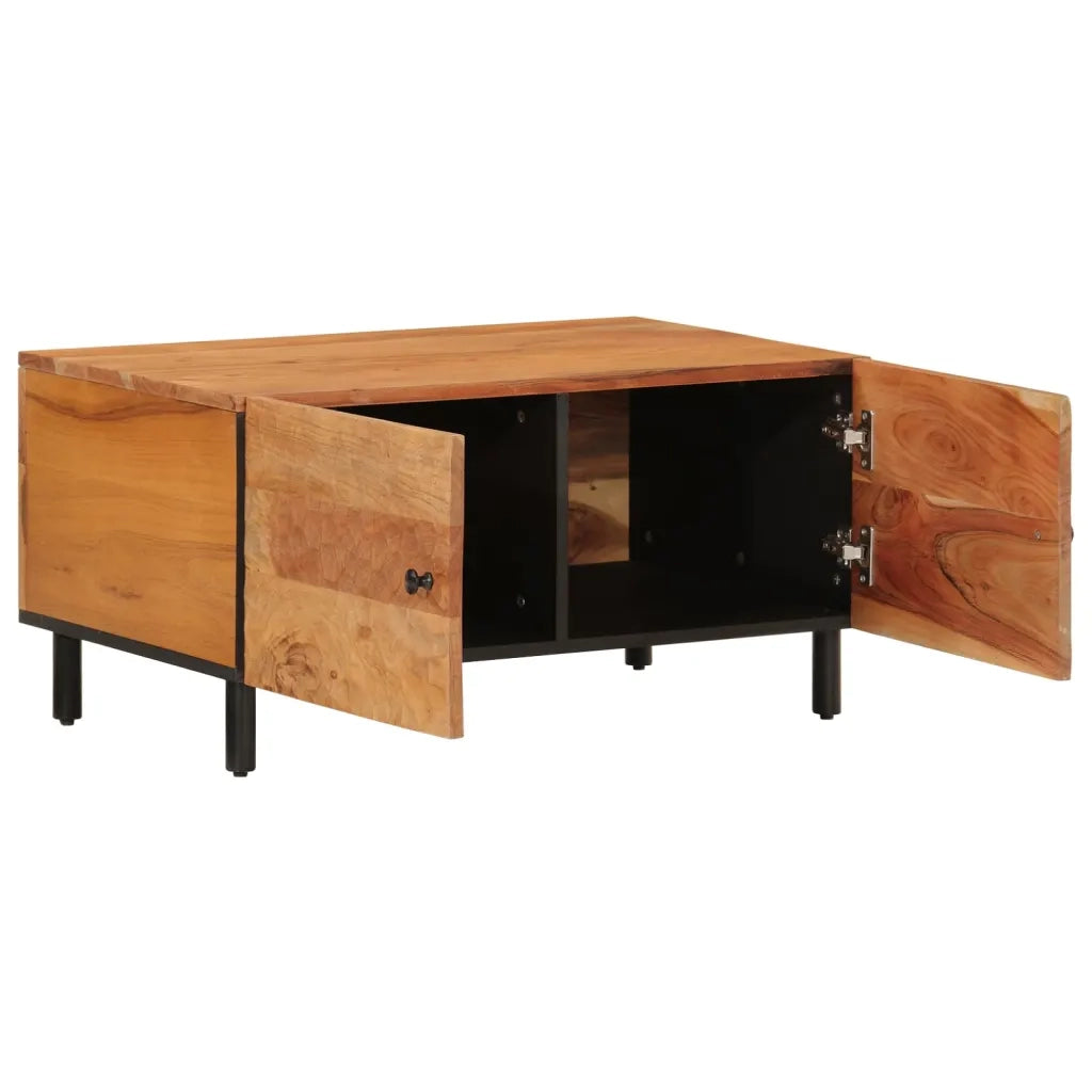 Tavolino da Salotto 80x50x40 cm Legno Massello di Acacia 356860