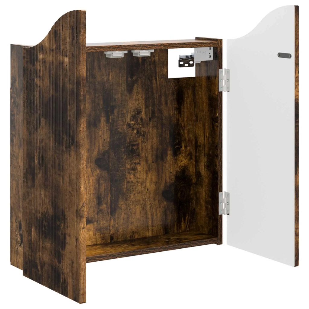 Armadio per Dartboard Rovere Fumo 56 x 12 x 63 cm 8006656