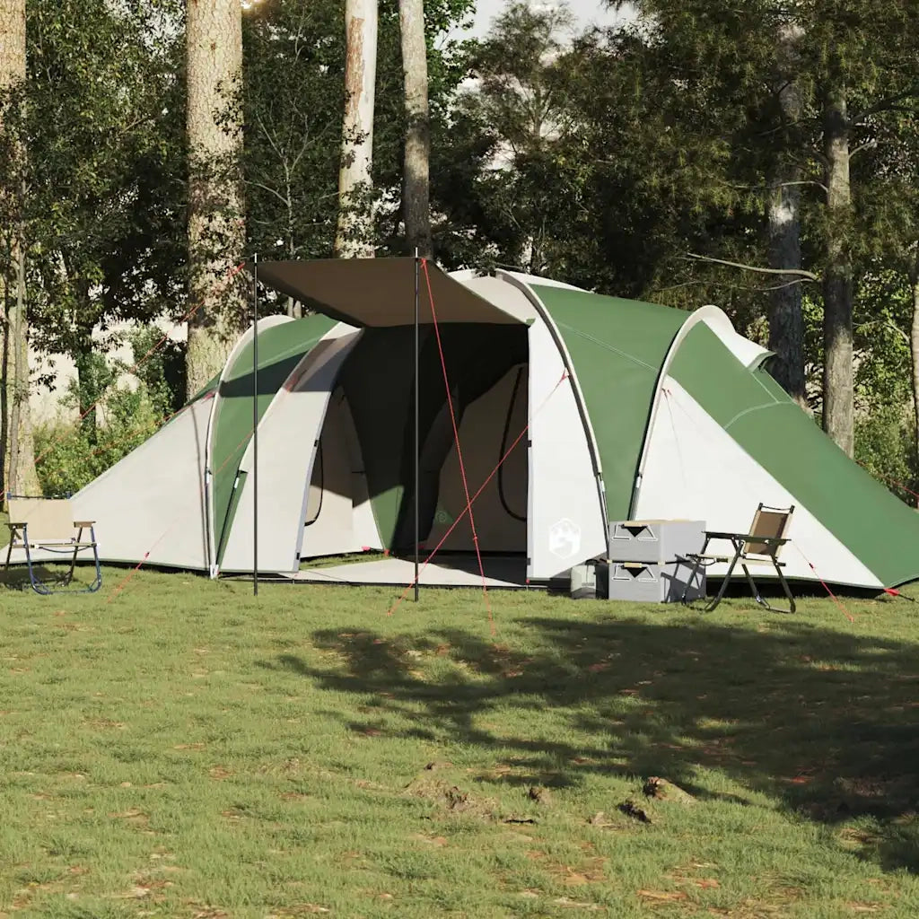 Tenda da Campeggio a Cupola per 6 Persone-Tenda per Escursionismo Verde Impermeabile 509873