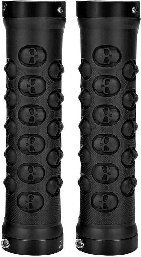 Manubri Antislip per Manubrio da Bicicletta - Progettazione Ergonomica - Impermeabile - Leggero - Lega di Alluminio