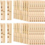 Wasknijpers in legno 6 cm - 400 pezzi - chiodi non trattati - duraturi - piccoli - mini - lavanderia - cartelle ufficio - foto - arte - artigianato