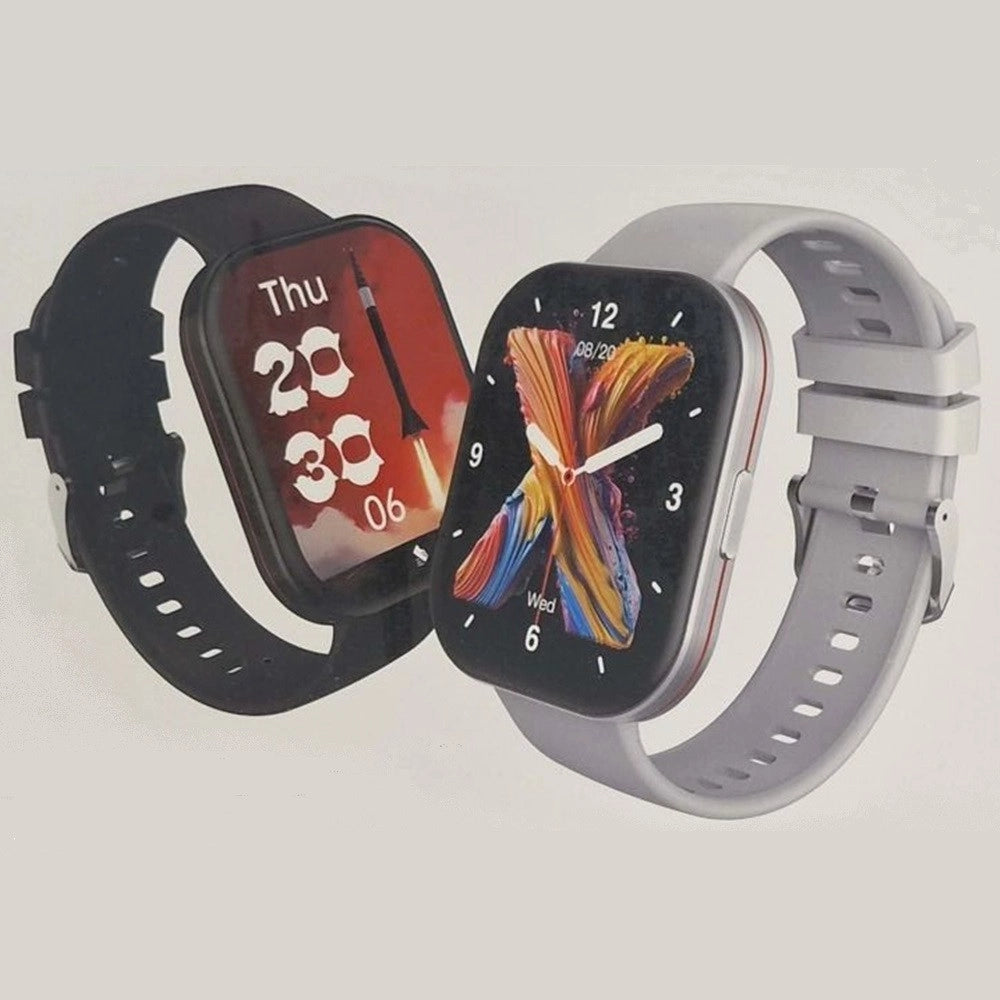 Trade Shop - Smartwatch V6 Orologio Intelligente Display A Colori Full Touch 3 Cinturini Intercambiabili -