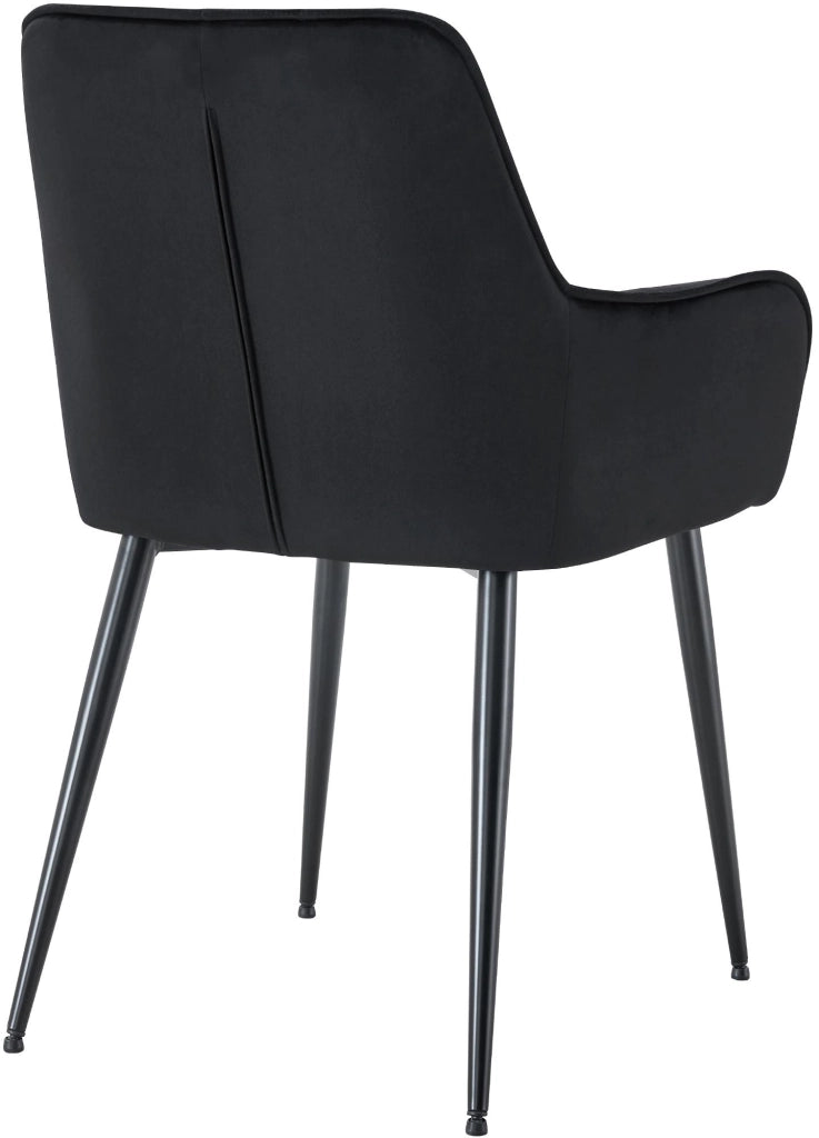 Set di 2 sedie da pranzo Ferndale in velluto 1