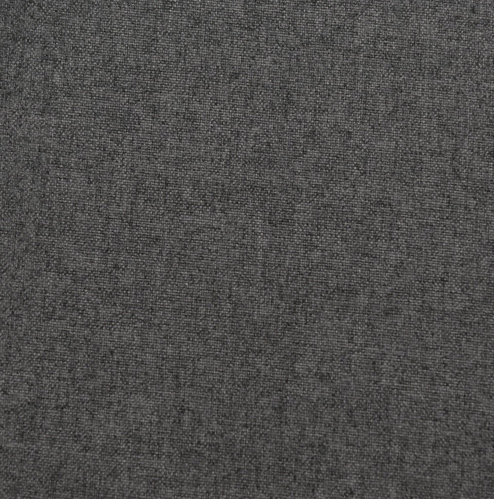 Letto singolo imbottito 90x200 cm con contenitore e rete a doghe; grigio in cotone