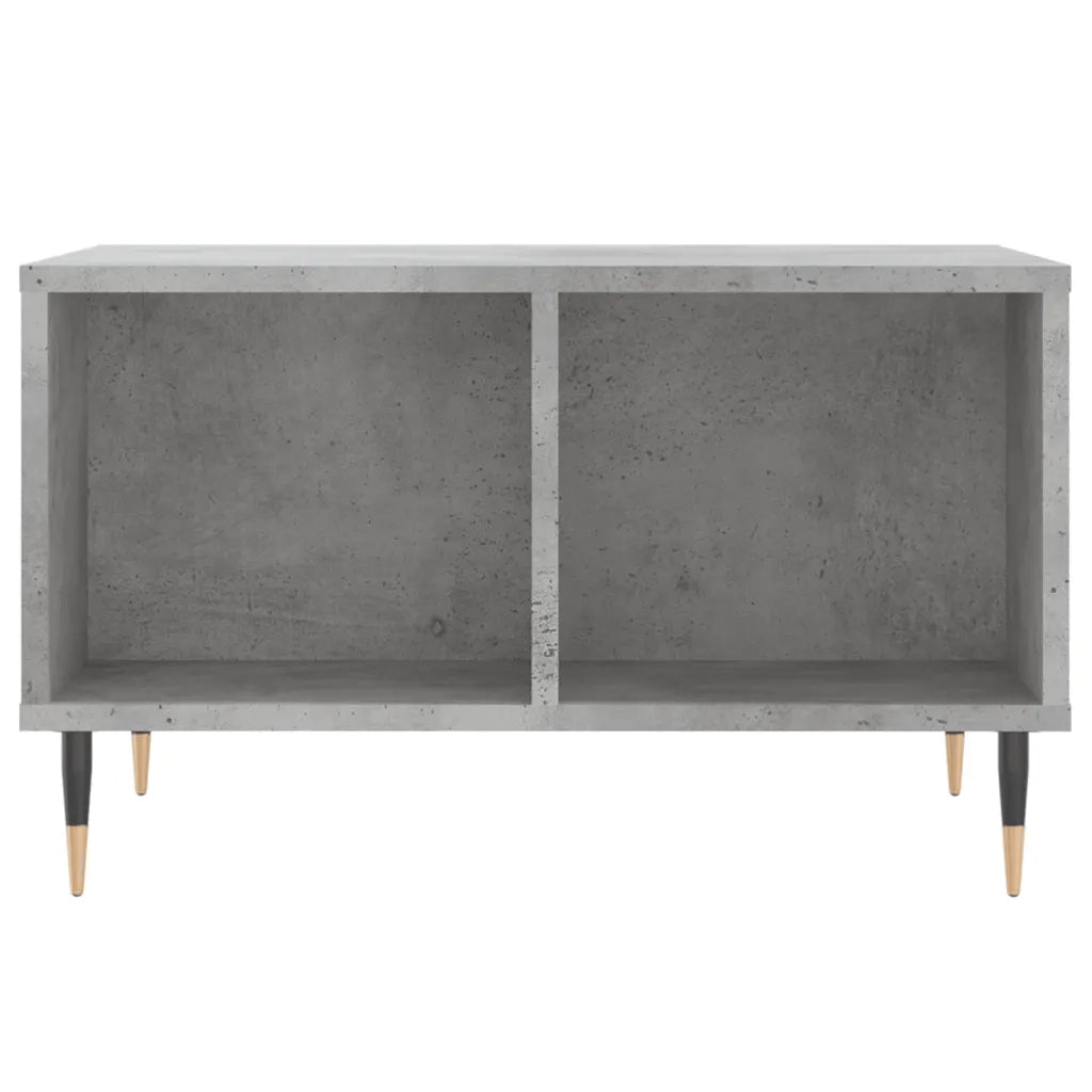 Tavolino Salotto Grigio Cemento 60x50x36,5 cm Legno Multistrato 830536