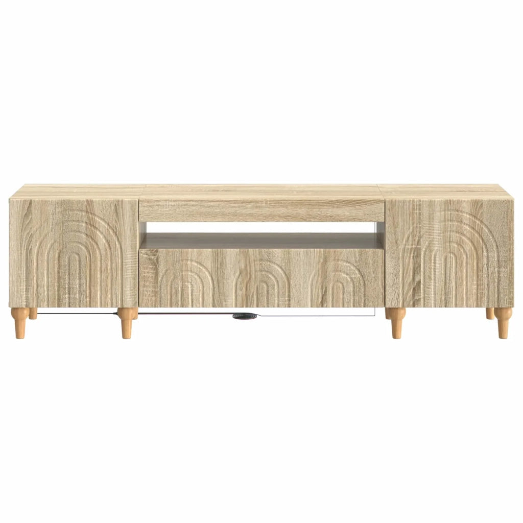Mobile TV LED Rovere Sonoma Legno ingegnerizzato 896247