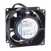 Ventilatore assiale EBM PAPST 8550N Struttura e Ventola in Metallo 80x80x38mm Fino a 70°C per Stufa a Pellet