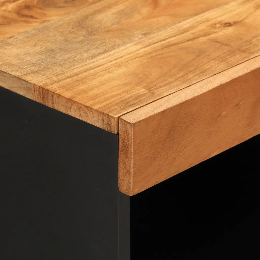 Credenza 60x33x75 cm in Legno Massello di Acacia 352886
