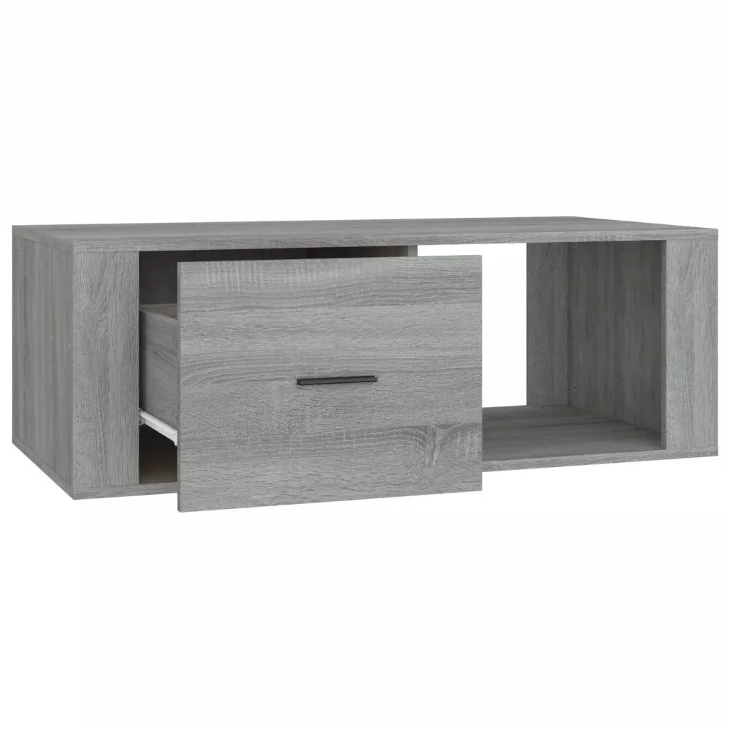 Tavolino salotto | Tavolino da caff¨¨ | Tavolino da Soggiorno Grigio Sonoma 100x50,5x35 cm Legno Multistrato