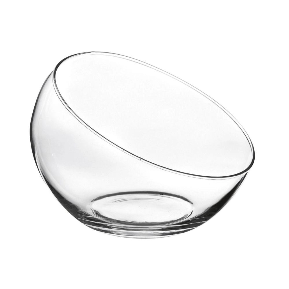 Terrario Bottle Garden Sfera a taglio obliquo per Terrario in vetro cm20x16h