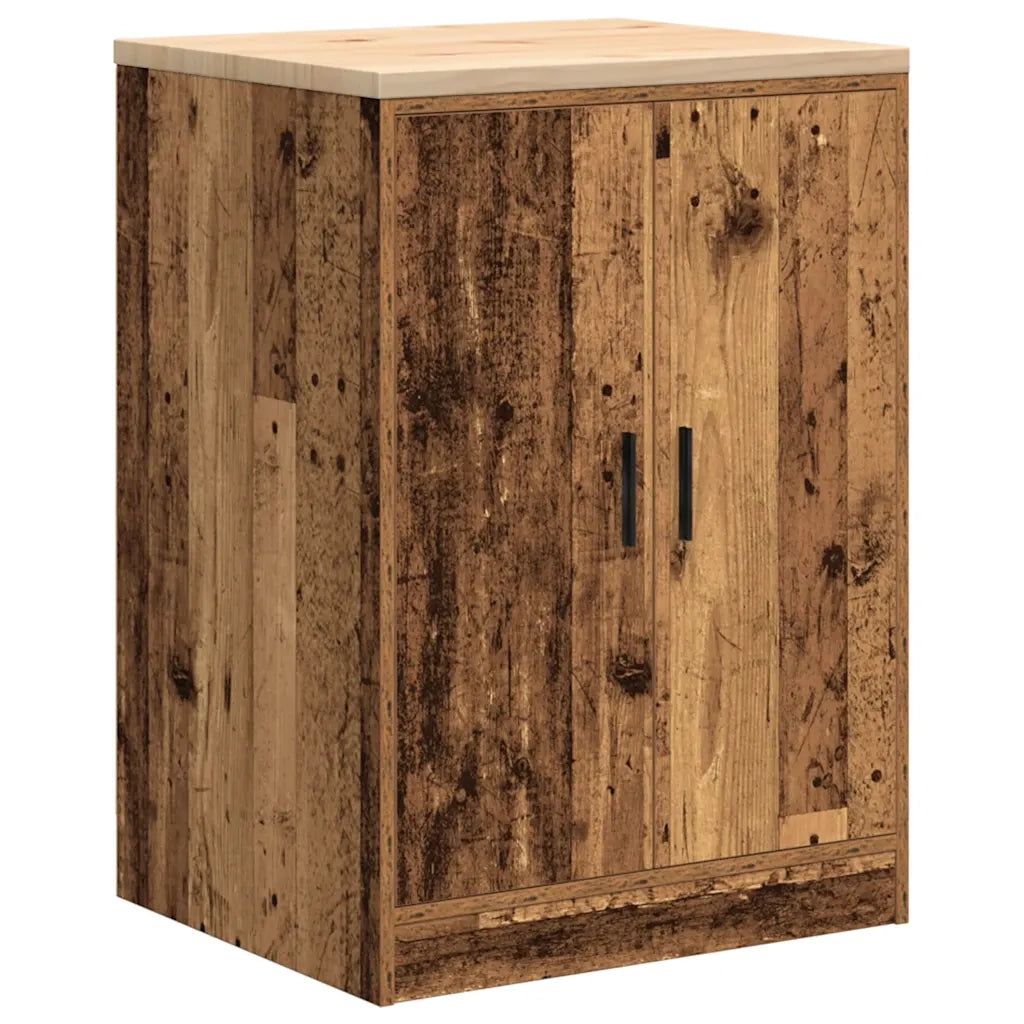 Armadietto da Garage in Legno Vecchio 60x51x85 cm CFW6841577