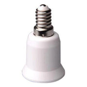 Adattatore portalampada da attacco e14 a attacco e27 plastica ip20