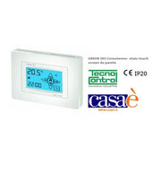 Cronotermostato Touch Screen Digitale Antracite Retroilluminato - Tecnocontrol