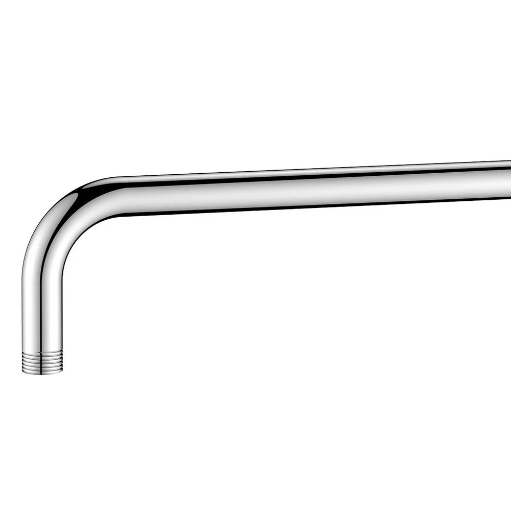 Braccio doccia tondo lungo 40 cm con rosone