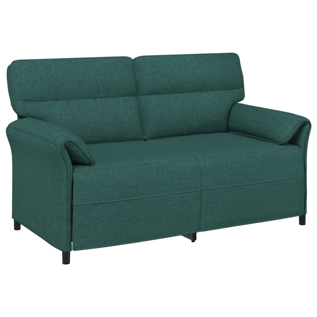 Set di divani 2 pz Verde Scuro Tessuto 3424862