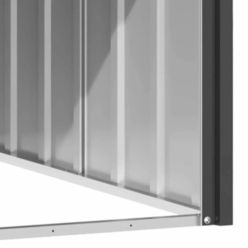 Cuccia per cani 116,5 x 153 x 81,5 cm acciaio zincato antracite 02_0043438