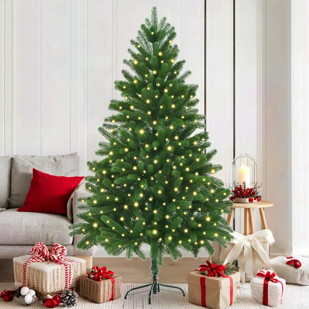 Albero di Natale con 300 LED con supporto Verde 180 cm PE 3396327