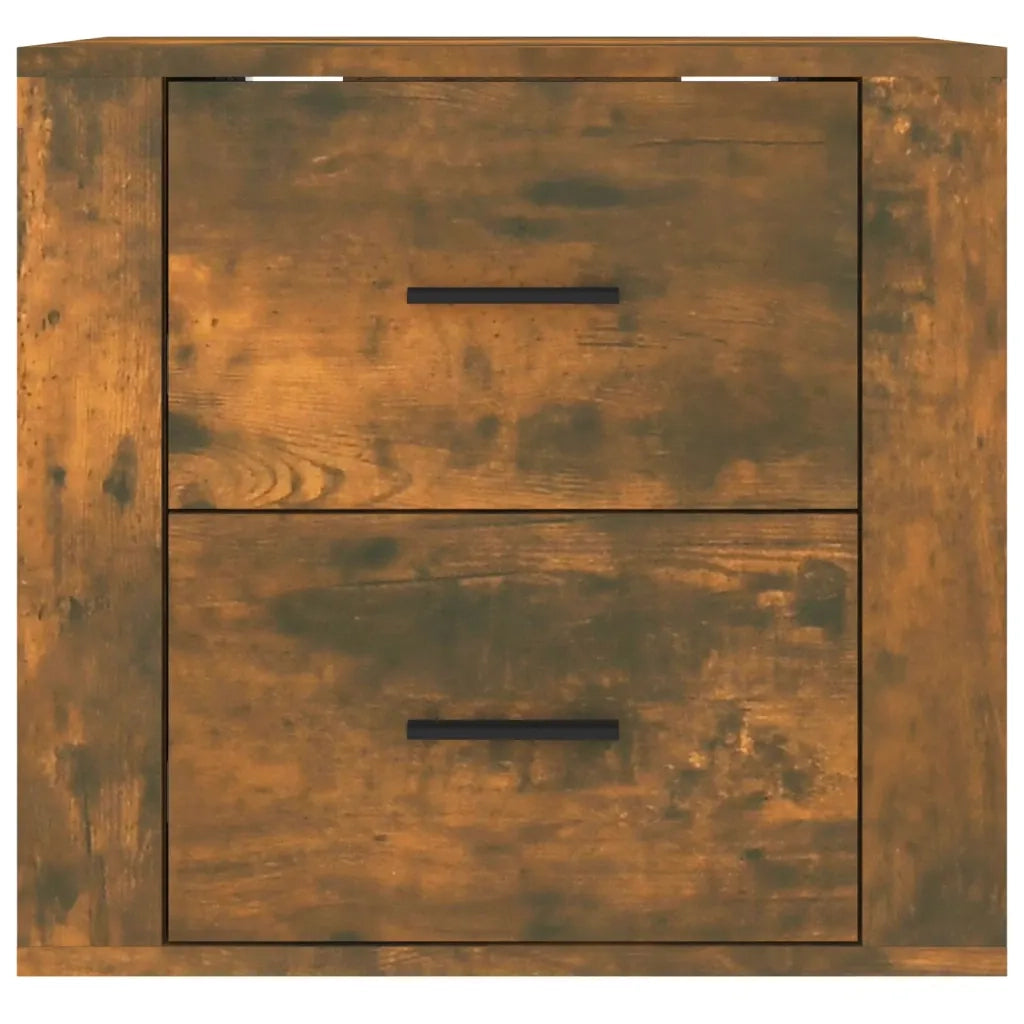 Comodino a Muro Rovere Fumo 50x36x47 cm 816861