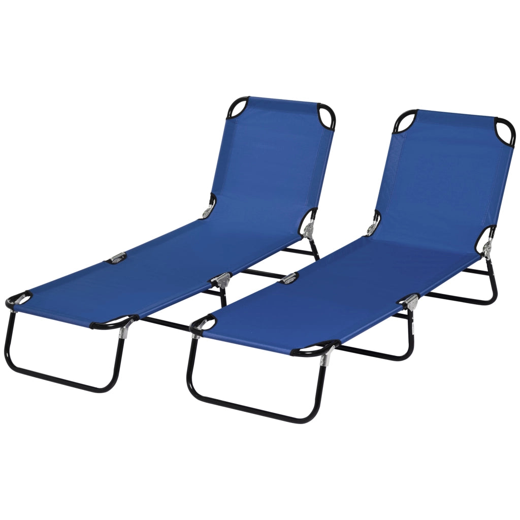 Set Lettini Sole Pieghevoli 2 Pezzi ¨C zephmum ¨C Grigio
