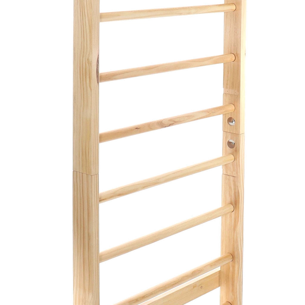 Toboli Spalliera svedese legno 195 cm max 150 kg Scala per ginnastica bambini adulti