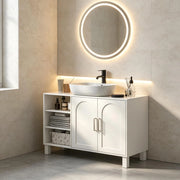 MOBILE SOTTOLAVABO 90 x 30 x 63 cm Crema MDF e pannello truciolare