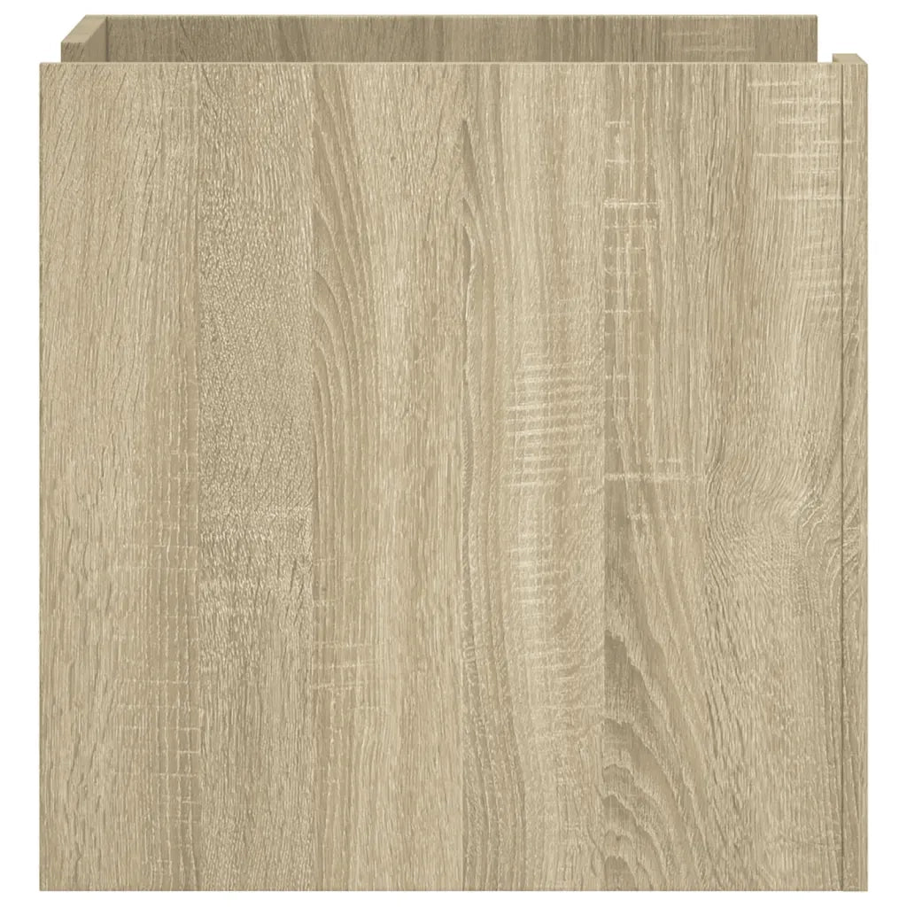 Comodino Rovere Sonoma 45x50x50 cm in Legno Multistrato 848292