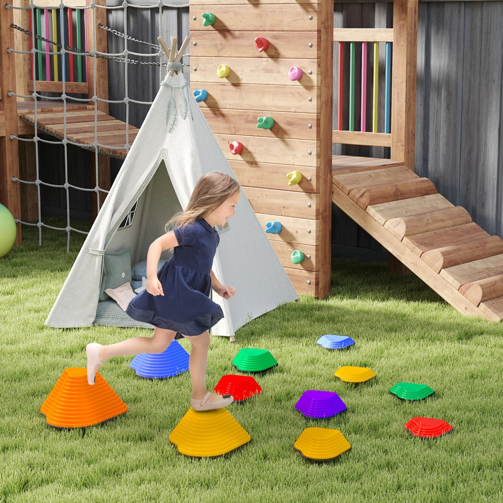 Pietre per giardino Balance ¨C zephmum ¨C 11 pezzi, grigio, 30x30x6 cm