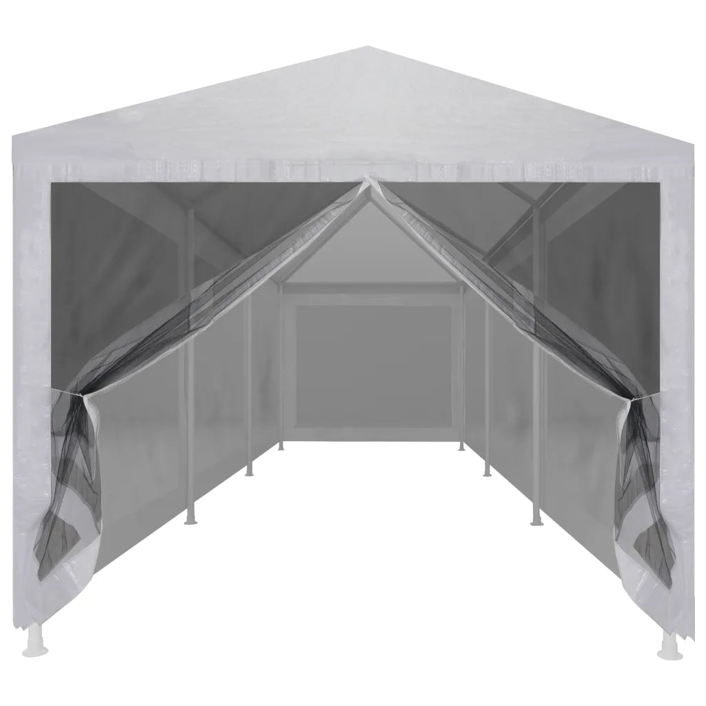 Tenda per Feste con 8 Pareti in Rete-Tenda Gazebo 9x3 m