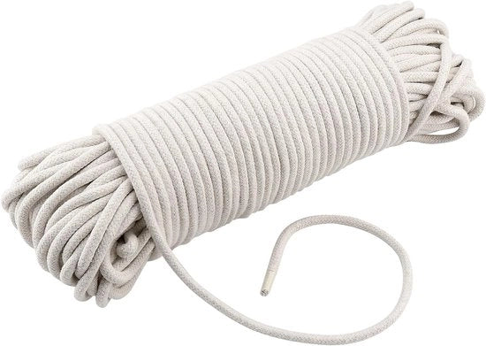 Seta Naturale a Maglia 6 mm e 1/4 pollici per Progetti Creativi, Decorazione e Abbigliamento, 50 m x 300 m
