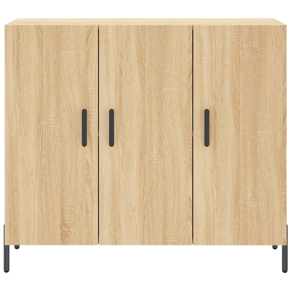 Credenza | Madia | Buffet da pranzo | Armadio da pranzo Rovere Sonoma 90x34x80 cm in Legno Multistrato