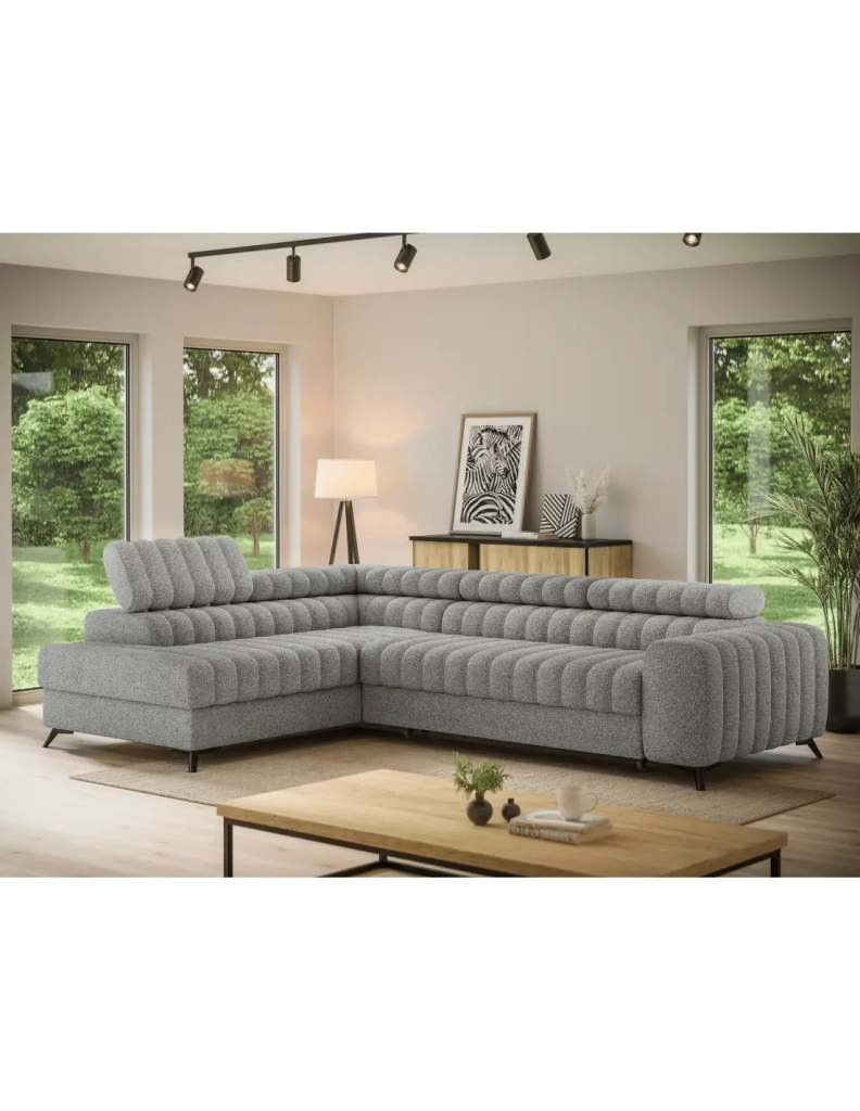 Divano ad angolo collezione KANEDOJO colore Grigio