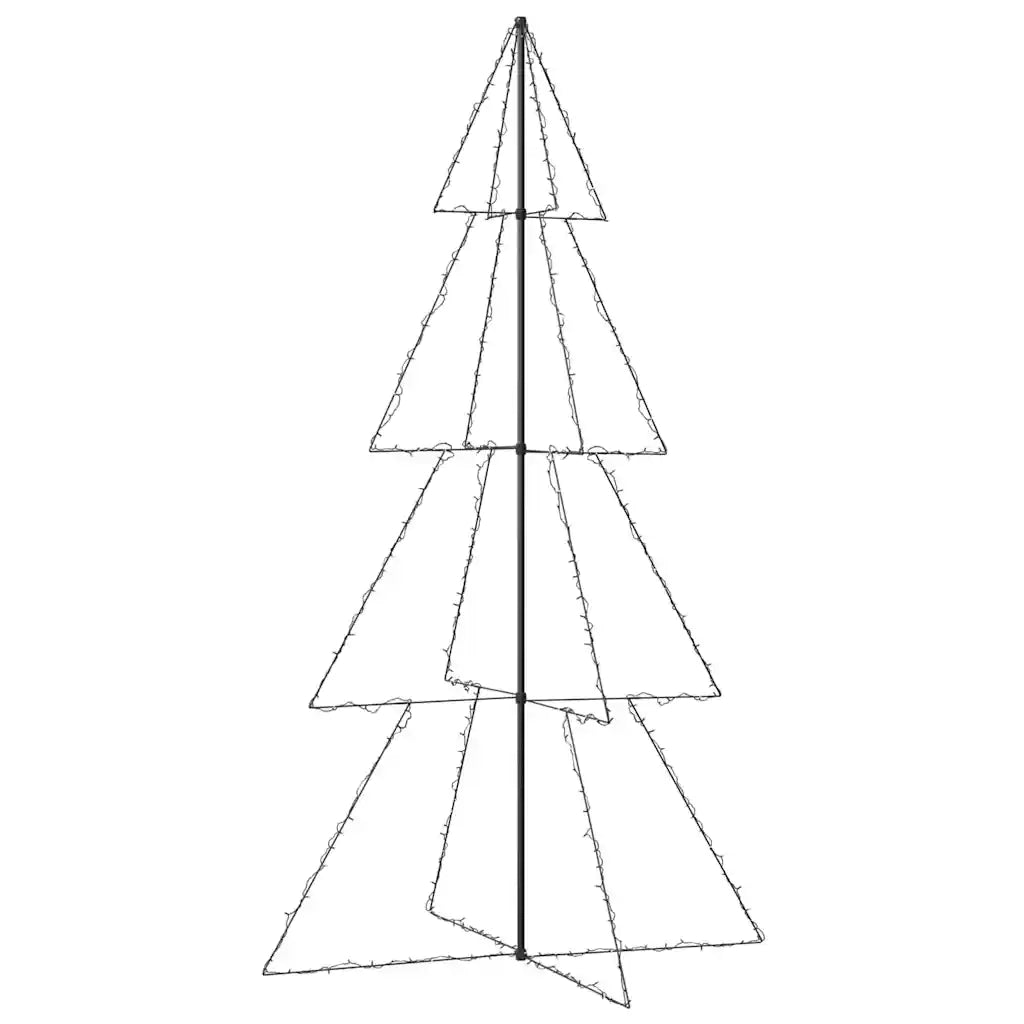 Albero di Natale a Cono 360 LED per Interni Esterni 143x250 cm 328591