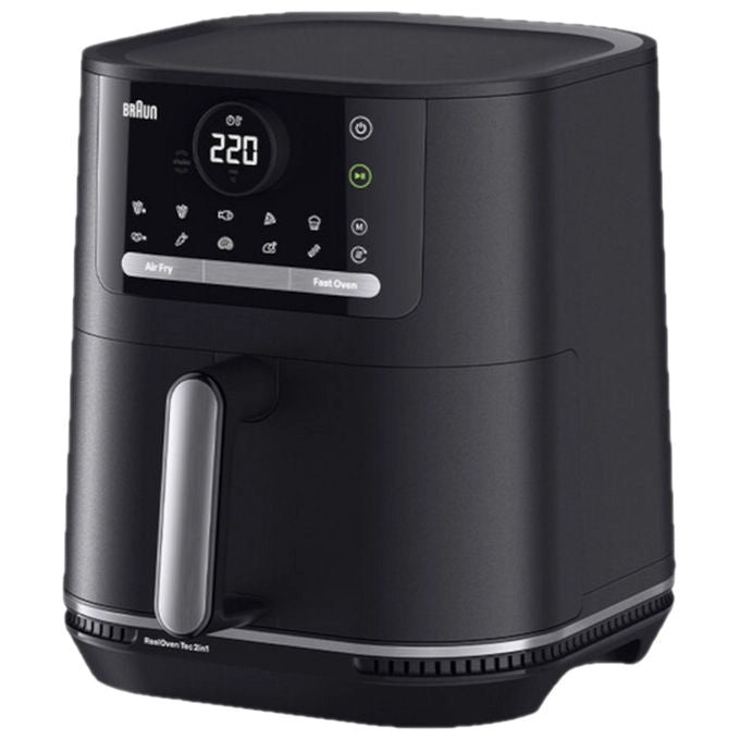 Braun HF5050 MultiFry 5 Friggitrice ad aria 6 L 2000 W 15 programmi automatici Display touch screen LED colore Nero