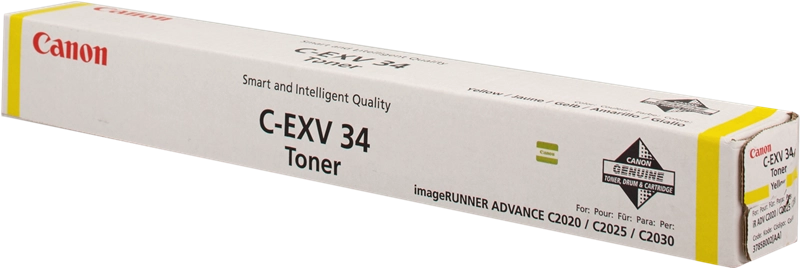 Canon C-EXV 34 cartuccia toner 1 pz Originale Giallo