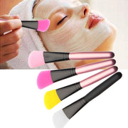 Trade Shop - Pennello Piatto Silicone Angolare Applicare Maschera Viso Spazzola Make Up -