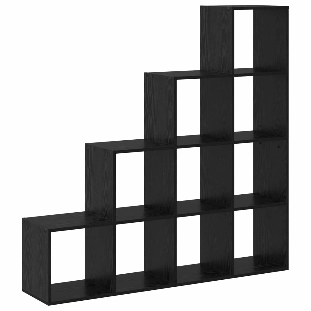 Libreria divisoria Rovere Nero 131,5 x 29 x 131,5 cm 879663